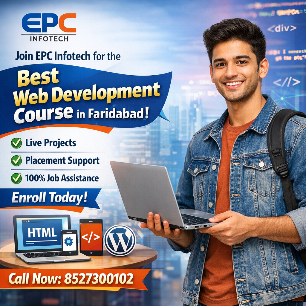 Best Web Development Course in Faridabad | EPC Infotech