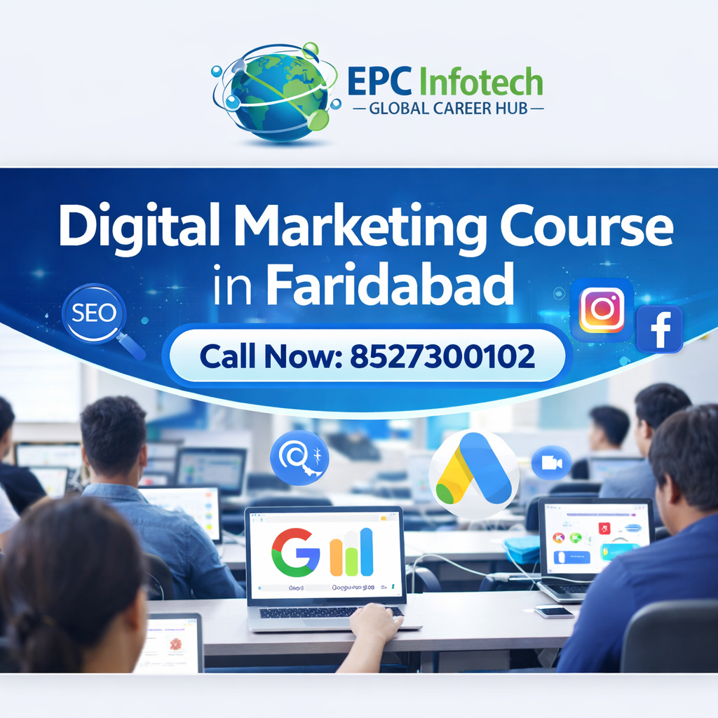 Digital marketing course in Faridabad classroom training session